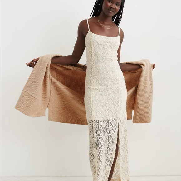 NWT Aerie Lace Maxi Dress - Picture 1 of 7